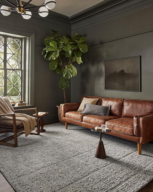 Loloi Magnolia Home by Joanna Gaines Jones Collection JON-04 Slate 5'-0" x 7'-6" Area Rug