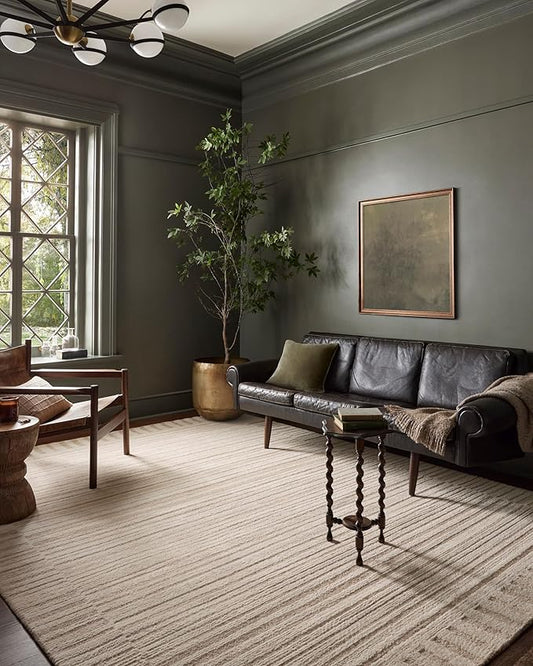 Loloi Magnolia Home by Joanna Gaines Rae Collection RAE-01 Natural/Oatmeal 5'-0" x 7'-6" Area Rug
