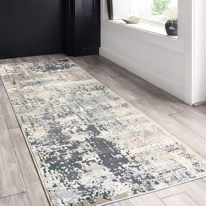 Loloi II Lucia Collection LUC-06 Granite 2'-8" x 14' Runner Rug