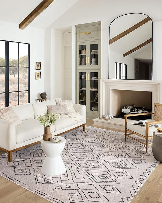 Loloi II Vance Collection VAN-06 Dove/Charcoal 9'-6" x 13'-1" Area Rug