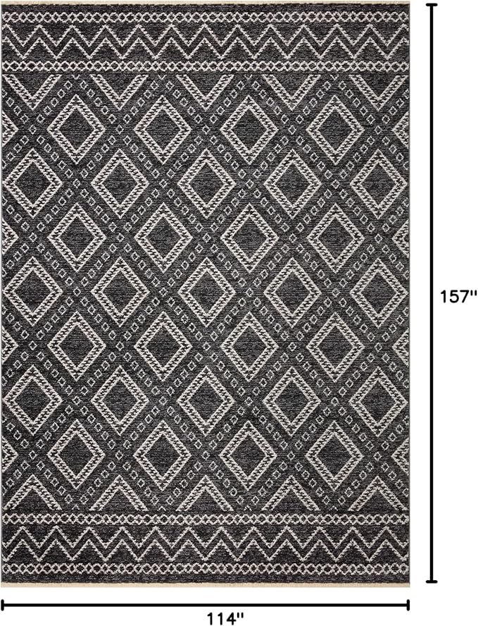 Loloi II Vance Collection VAN-05 Gray/Dove 9'-6" x 13'-1" Area Rug