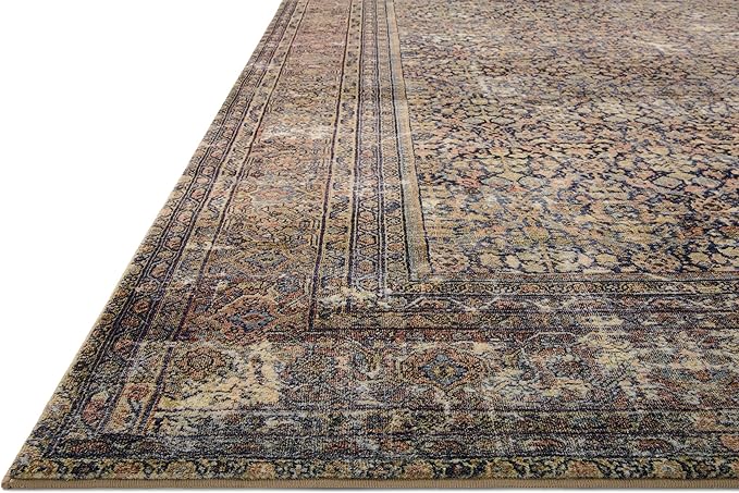 Loloi Amber Lewis Morgan Collection MOG-03 Denim/Multi 2'-3" x 11'-6", .38" Runner Rug feat. CloudPile™