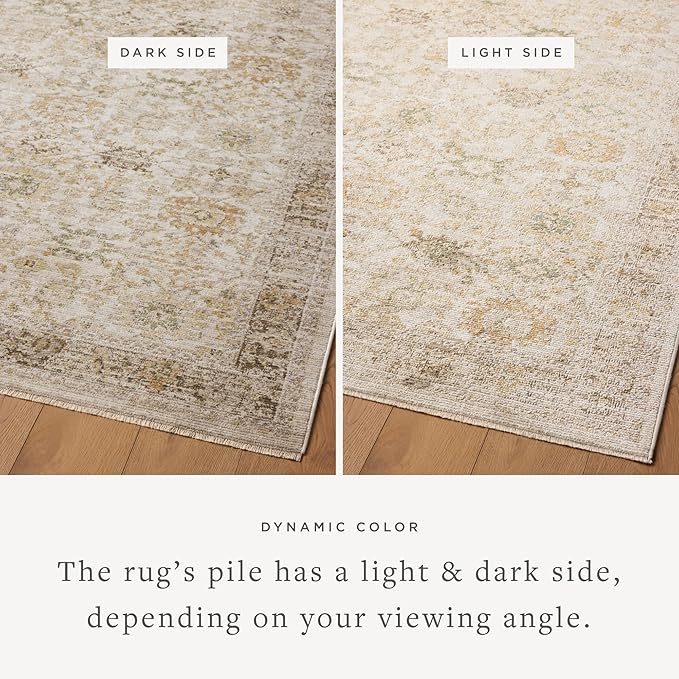 Loloi Magnolia Home by Joanna Gaines Pace Collection PAC-04 Natural/Multi 11'-6" x 15'-4" Area Rug