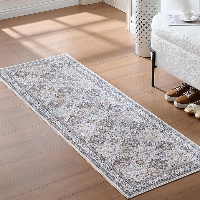 Non Slip Runner Rug, Kitchen Mat, 2x6 Washable Rugs, Runners For Hallways, Area Rug For Bedroom, Low Pile Soft Rugs, Kitchen Floor Mats, Slip Resistance, Durable Rug For Hallways, Bedroom, Kitchen