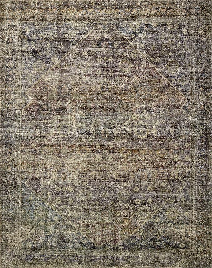 Loloi Amber Lewis Morgan Collection MOG-05 Spice/Lagoon 2'-3" x 9'-6", .38" Runner Rug feat. CloudPile™