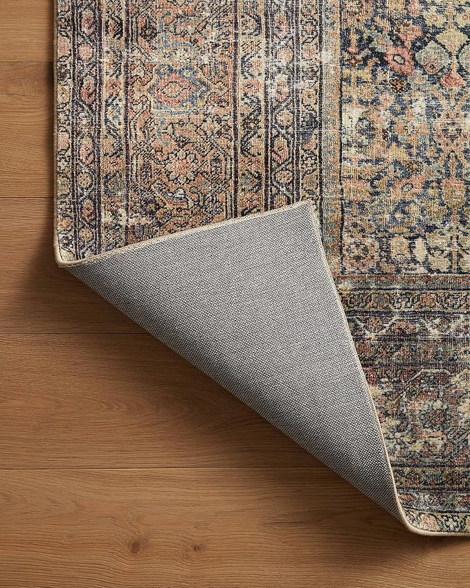 Loloi Amber Lewis Morgan Collection MOG-03 Denim/Multi 2'-3" x 11'-6", .38" Runner Rug feat. CloudPile™