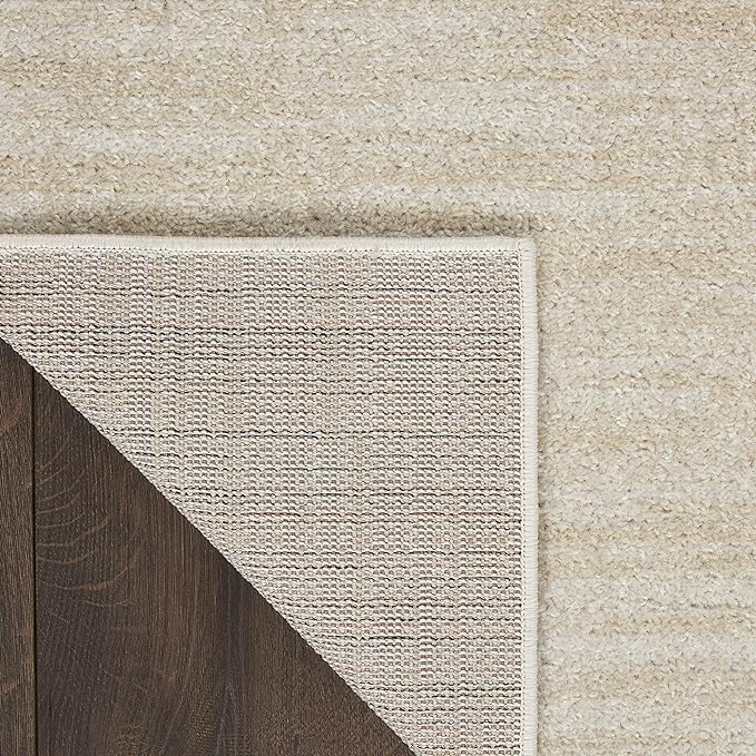 Nourison Essentials Indoor/Outdoor Ivory Beige 6' x 9' Area Rug, Easy Cleaning, Non Shedding, Bed Room, Living Room, Dining Room, Backyard, Deck, Patio (6x9)