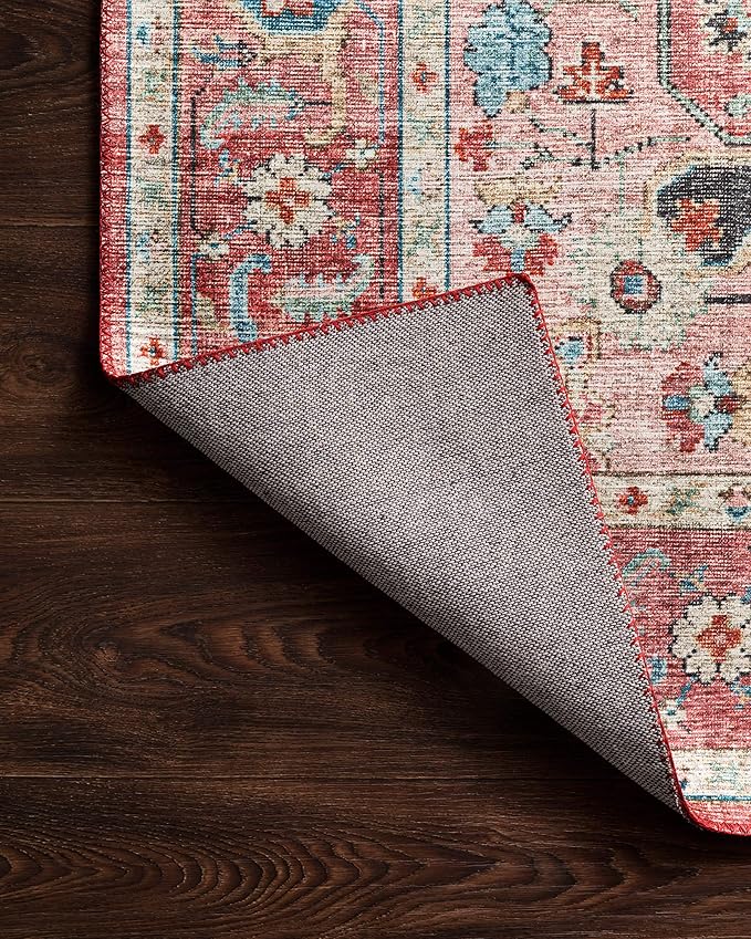 Loloi II Skye Collection SKY-05 Brick/Ocean 2'-6" x 7'-6" Runner Rug