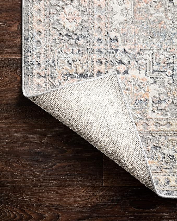 Loloi II Lucia Collection LUC-01 Grey/Sunset 2'-8" x 14' Runner Rug