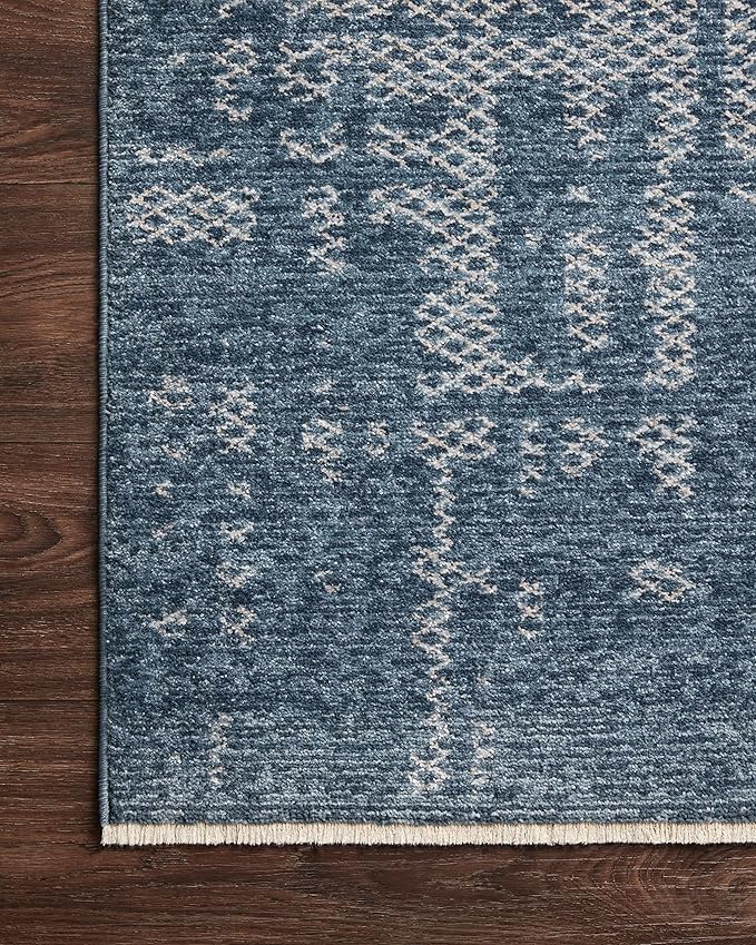 Loloi II Vance Collection VAN-01 Denim/Dove 7'-10" x 10' Area Rug