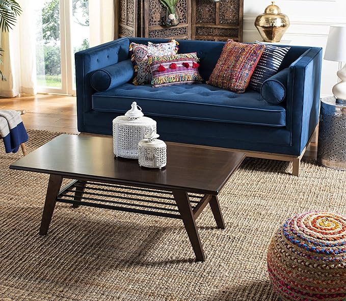 SAFAVIEH Natural Fiber Collection Area Rug - 8' x 10', Natural, Handmade Chunky Textured Jute 0.75-inch Thick, Ideal for High Traffic Areas in Living Room, Bedroom (NF447A)