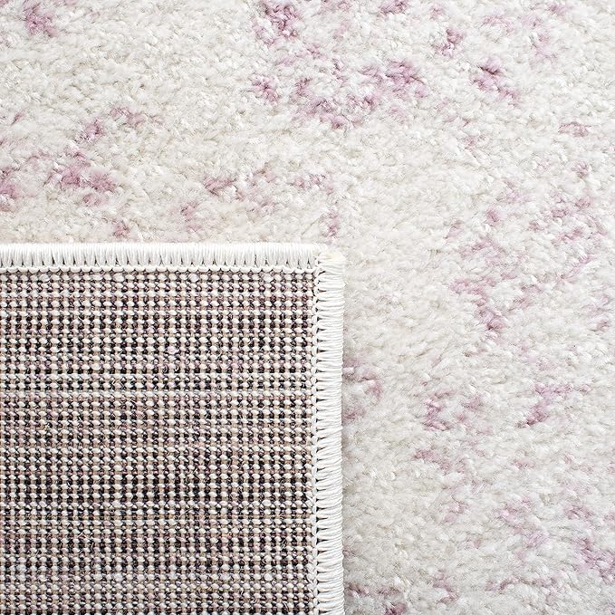 SAFAVIEH Adirondack Collection Runner Rug - 2'6" x 6', Ivory & Lavender, Oriental Distressed Design, Non-Shedding & Easy Care, Ideal for High Traffic Areas in Living Room, Bedroom (ADR109U)