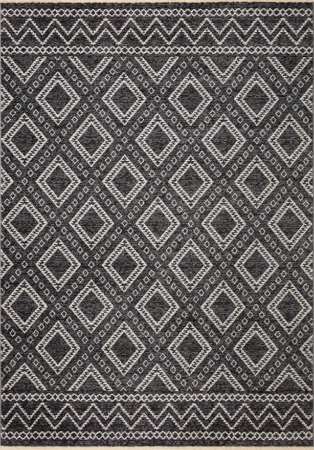 Loloi II Vance Collection VAN-05 Gray/Dove 2'-7" x 10'-0" Runner Rug