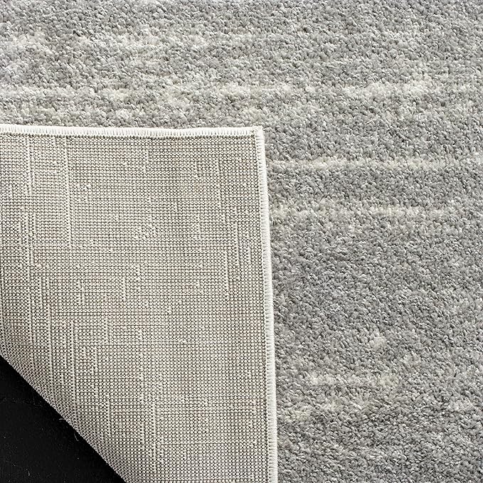 SAFAVIEH Adirondack Collection Runner Rug - 2'6" x 6', Light Grey & Grey, Modern Ombre Design, Non-Shedding & Easy Care, Ideal for High Traffic Areas in Living Room, Bedroom (ADR113C)