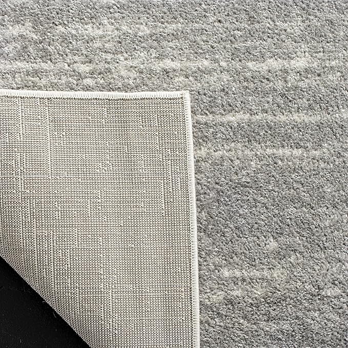 SAFAVIEH Adirondack Collection Runner Rug - 2'6" x 10', Light Grey & Grey, Modern Ombre Design, Non-Shedding & Easy Care, Ideal for High Traffic Areas in Living Room, Bedroom (ADR113C)