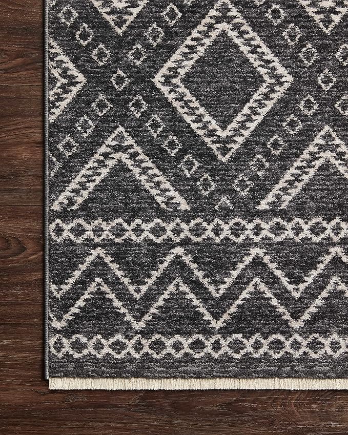 Loloi II Vance Collection VAN-05 Gray/Dove 2'-7" x 10'-0" Runner Rug