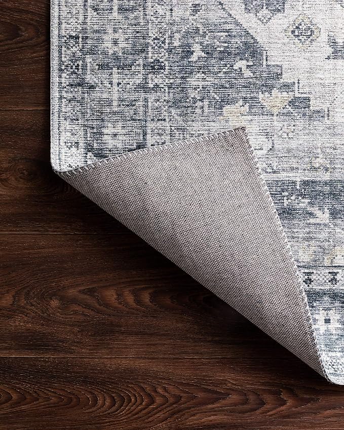Loloi II Skye Collection SKY-02 Silver/Grey 2'-6" x 12'-0" Runner Rug