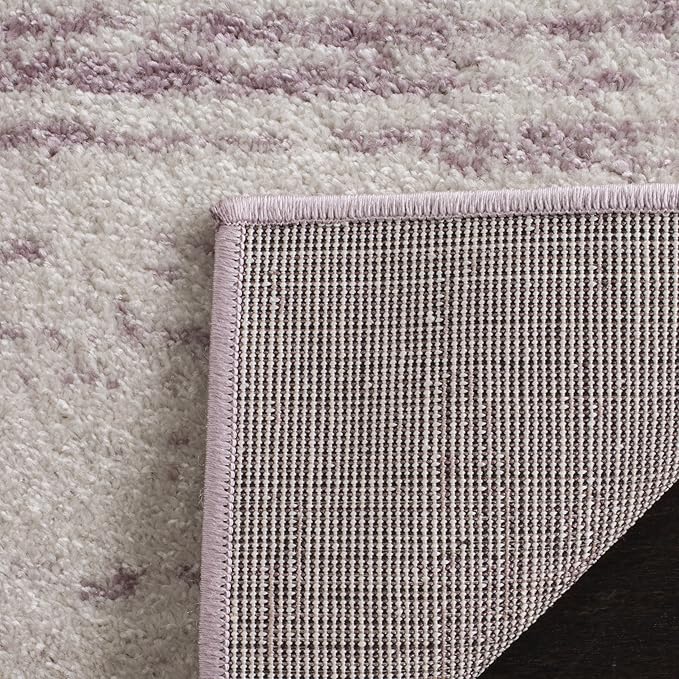 SAFAVIEH Adirondack Collection Runner Rug - 2'6" x 6', Cream & Purple, Modern Ombre Design, Non-Shedding & Easy Care, Ideal for High Traffic Areas in Living Room, Bedroom (ADR113L)