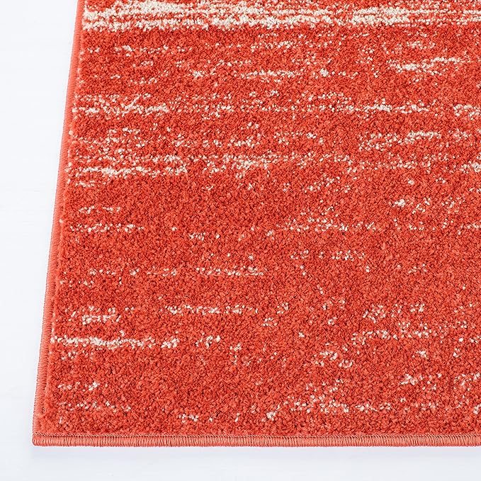 SAFAVIEH Adirondack Collection Runner Rug - 2'2" x 9', Orange & Grey, Modern Ombre Design, Non-Shedding & Easy Care, Ideal for High Traffic Areas in Living Room, Bedroom (ADR113P)
