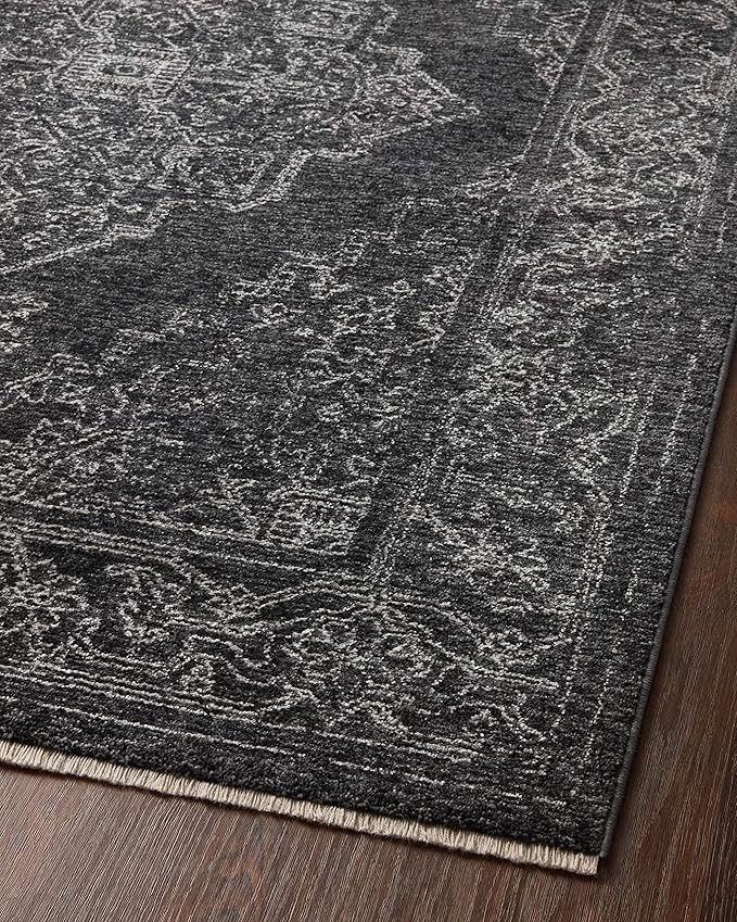 Loloi II Vance Collection VAN-03 Charcoal/Dove 2'-7" x 10'-0" Runner Rug