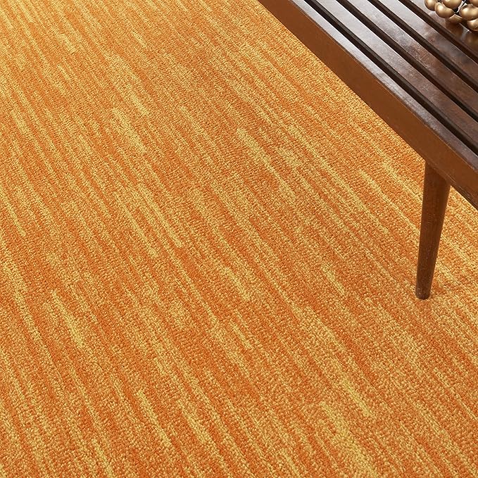 Nourison Essentials Indoor/Outdoor Sunburst 7' x 10' Area Rug, Easy Cleaning, Non Shedding, Bed Room, Living Room, Dining Room, Backyard, Deck, Patio (7x10)
