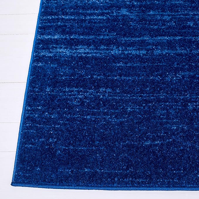 SAFAVIEH Adirondack Collection Runner Rug - 2'1" x 8', Light Blue & Dark Blue, Modern Ombre Design, Non-Shedding & Easy Care, Ideal for High Traffic Areas in Living Room, Bedroom (ADR113F)