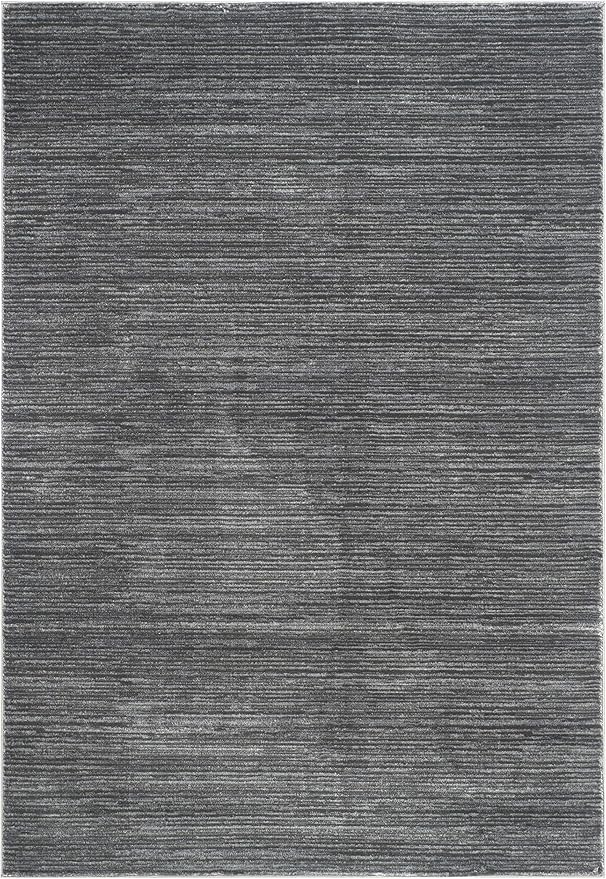 SAFAVIEH Vision Collection Area Rug - 5'1" x 7'6", Grey, Modern Ombre Tonal Chic Design, Non-Shedding & Easy Care, Ideal for High Traffic Areas in Living Room, Bedroom (VSN606D)