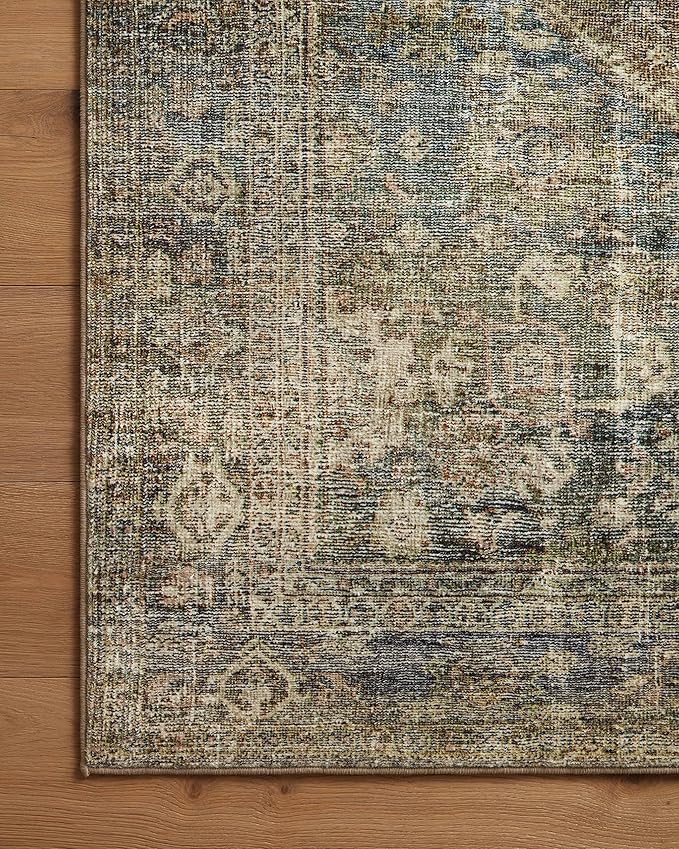 Loloi Amber Lewis Morgan Collection MOG-05 Spice/Lagoon 2'-3" x 9'-6", .38" Runner Rug feat. CloudPile™