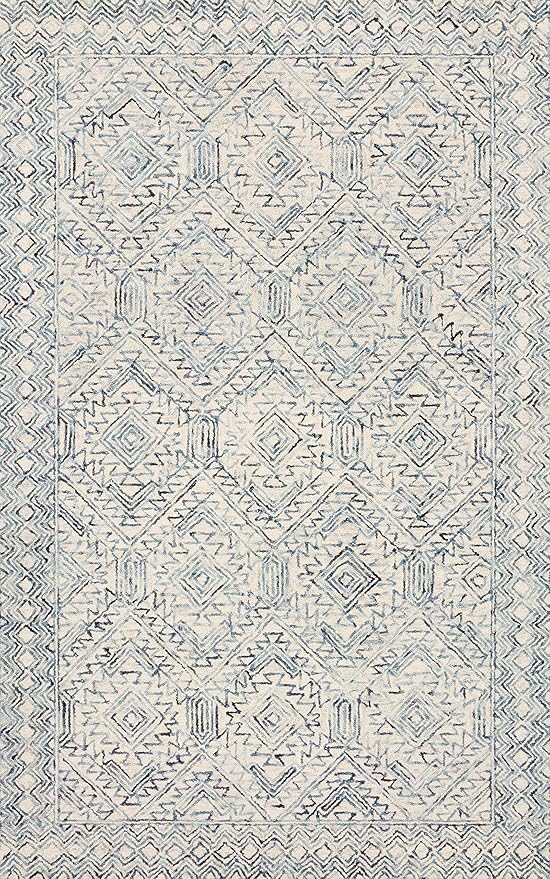Loloi II Ziva Collection ZV-03 Bluestone 2'-3" x 3'-9" Accent Rug