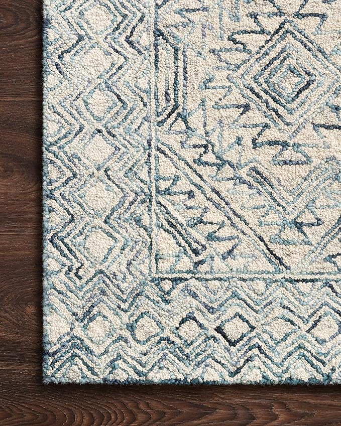 Loloi II Ziva Collection ZV-03 Bluestone 2'-3" x 3'-9" Accent Rug