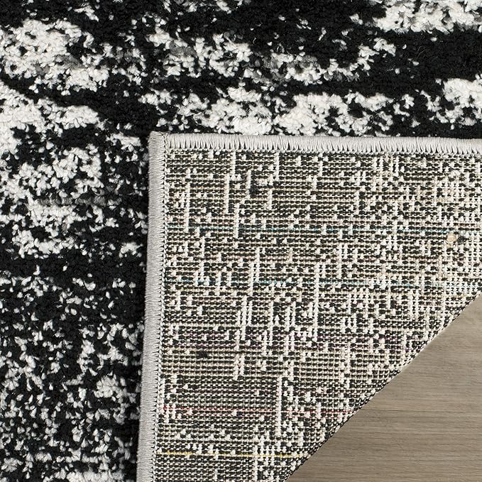 SAFAVIEH Adirondack Collection Runner Rug - 2'6" x 6', Silver & Multi, Modern Abstract Design, Non-Shedding & Easy Care, Ideal for High Traffic Areas in Living Room, Bedroom (ADR112G)