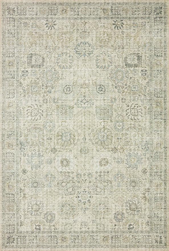 Loloi II Skye Collection SKY-14 Natural/Sage 2'-6" x 12'-0" Runner Rug