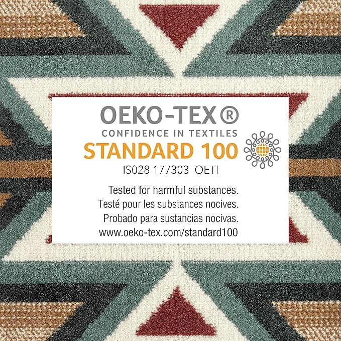 Home Dynamix Premium Sagrada Southwestern Geometric Area Rug Beige/Green, 7'8"x10'7"