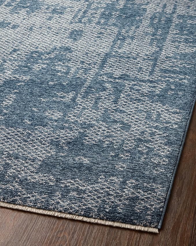 Loloi II Vance Collection VAN-01 Denim/Dove 7'-10" x 10' Area Rug
