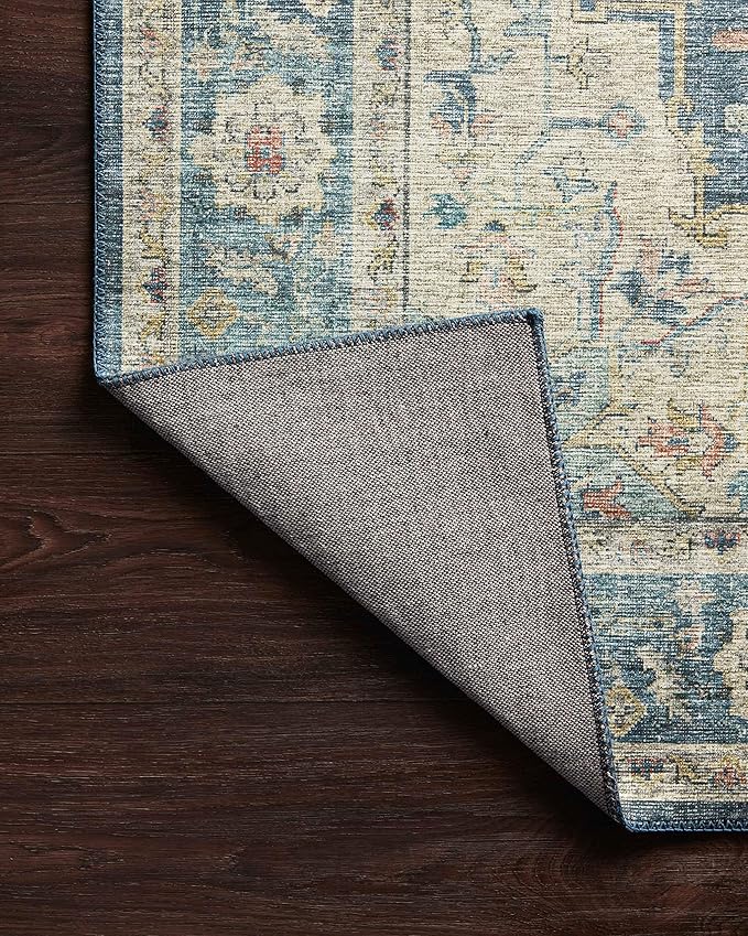 Loloi II Skye Collection SKY-12 Ocean/Multi 2'-6" x 7'-6" Runner Rug