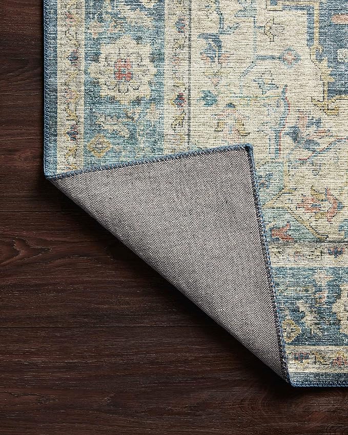 Loloi II Skye Collection SKY-12 Ocean/Multi 2'-6" x 12'-0" Runner Rug