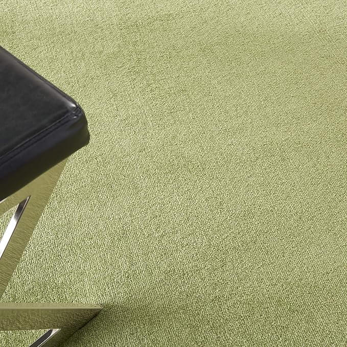 Nourison Essentials Indoor/Outdoor Green 6' x 9' Area Rug, Easy Cleaning, Non Shedding, Bed Room, Living Room, Dining Room, Backyard, Deck, Patio (6x9)