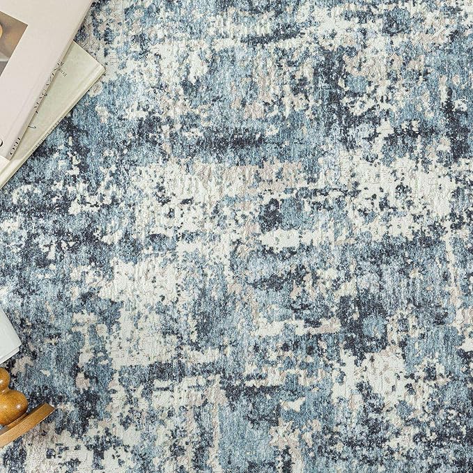 2x3 Entryway Rug Machine Washable Small Area Rug Grey Rugs Entrance 3D Textured Rug Door Mat Abstract Low Pile Carpet Kitchen Bedroom Office Non Slip