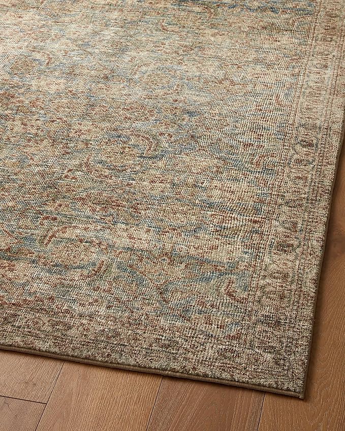 Loloi Amber Lewis Morgan Collection MOG-04 Sea/Sage 2'-3" x 11'-6", .38" Runner Rug feat. CloudPile™