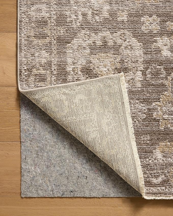 Loloi Magnolia Home by Joanna Gaines Pace Collection PAC-03 Taupe/Wheat 3'-6" x 5'-6" Accent Rug