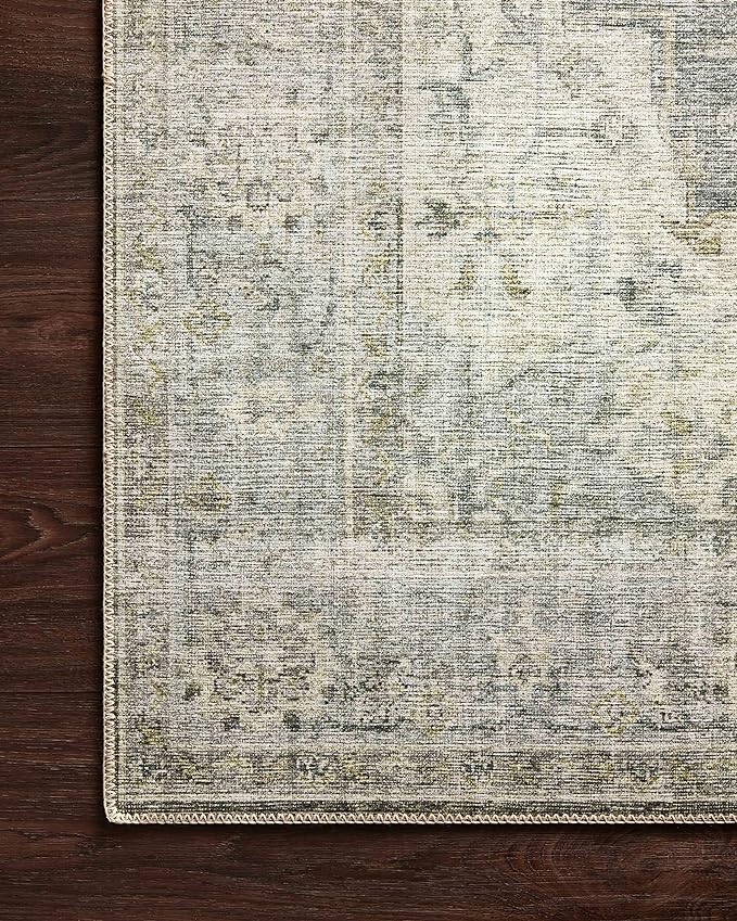 Loloi II Skye Collection SKY-12 Charcoal/Dove 2'-6" x 12'-0" Runner Rug
