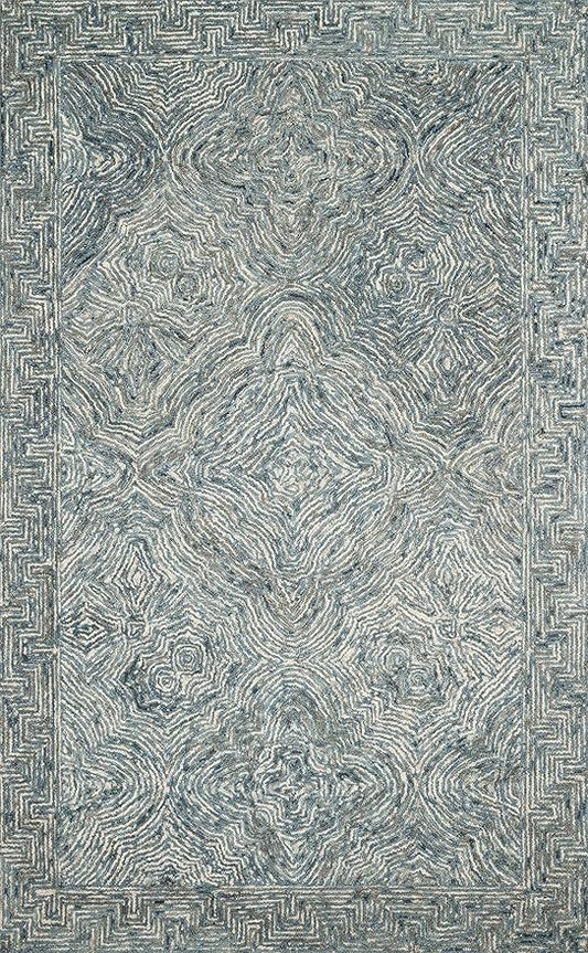 Loloi II Ziva Collection ZV-04 Denim 3'-6" x 5'-6" Accent Rug