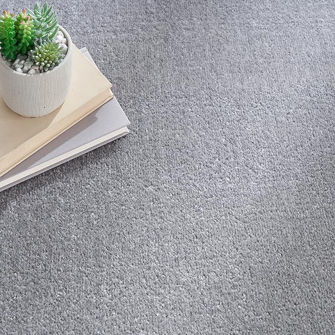 Nourison Essentials Indoor/Outdoor Silver Grey 12' x 15' Area Rug, Easy Cleaning, Non Shedding, Bed Room, Living Room, Dining Room, Backyard, Deck, Patio (12x15)