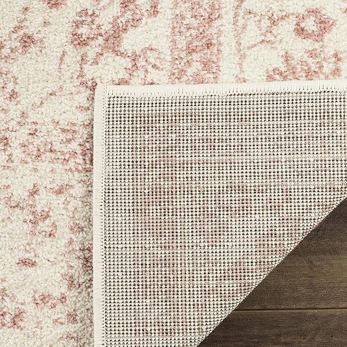 SAFAVIEH Adirondack Collection Runner Rug - 2'6" x 8', Ivory & Rose, Oriental Distressed Design, Non-Shedding & Easy Care, Ideal for High Traffic Areas in Living Room, Bedroom (ADR109H)