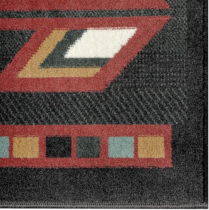 Home Dynamix Premium Sagrada Southwestern Geometric Area Rug Green/Red, 7'8"x10'7"